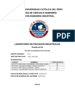 Informe de Destilacion