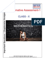 Mathematics Chapterwise Assignment For Class 10 Summative Assessment-1
