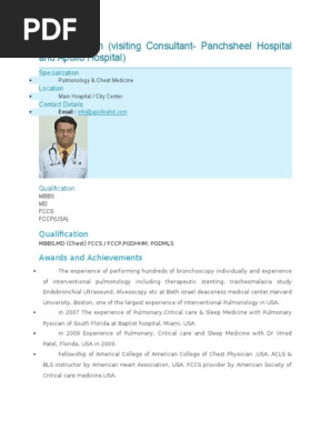 Viral Shah Pulmonology Respiratory System - 
