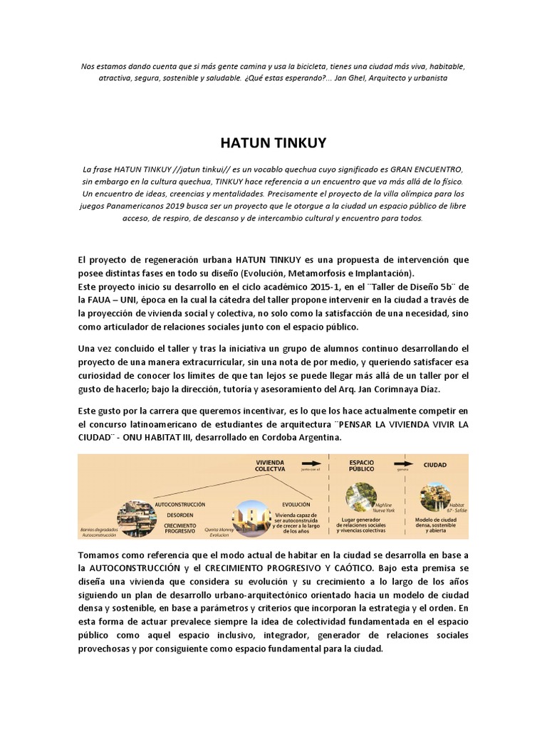 Texto Resumen Hatun Tinkuy