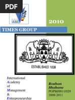 Download compant profile 2010 TIMES GROUP by Ankur Dubey SN32323091 doc pdf