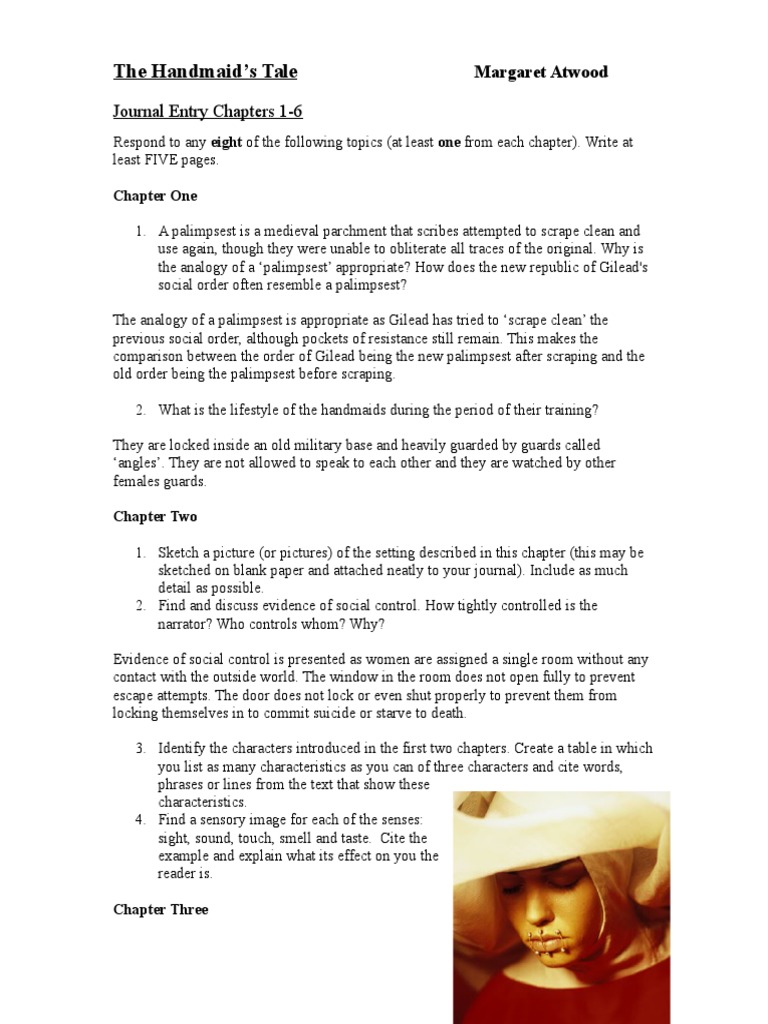 Journal Prompts for Chapters 1-6 Analysis | PDF | General Fiction