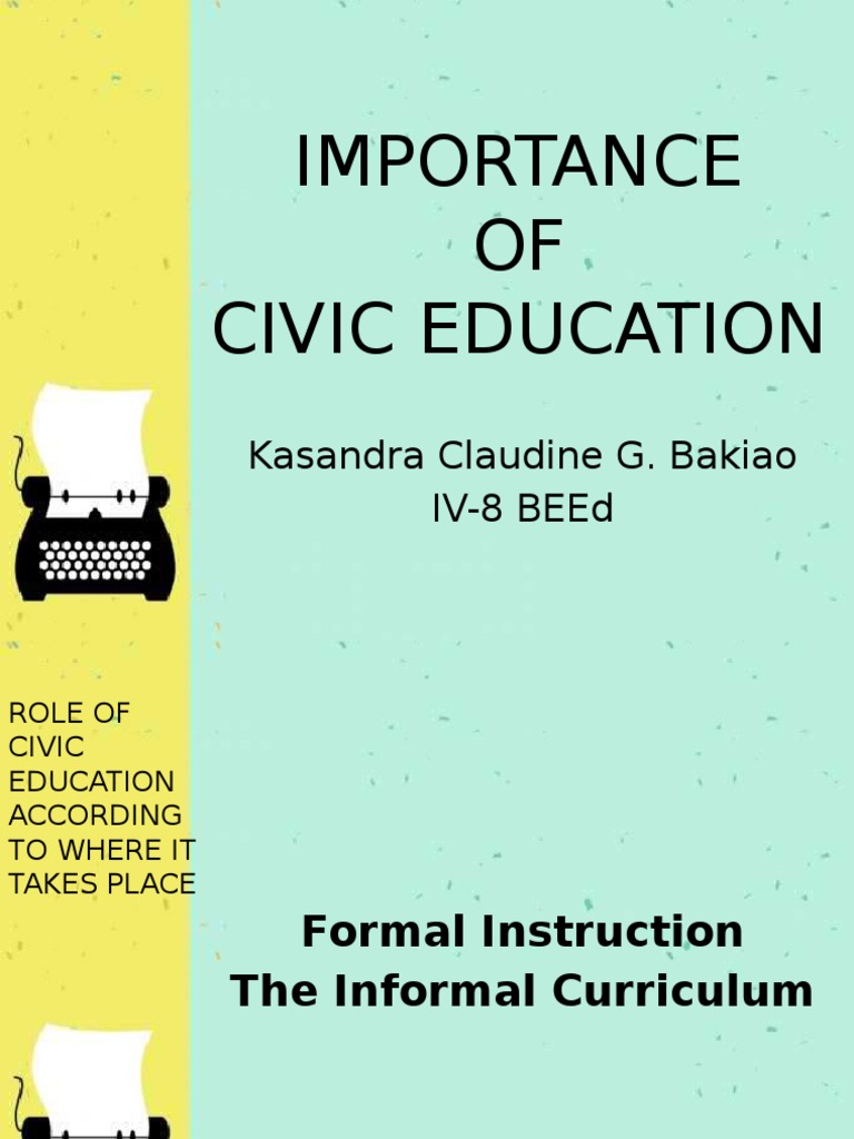 Importance of Civic Education for a Strong Democracy | PDF