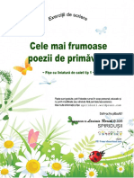 Poezii de Primavara - FISE CAIET TIP 1 PDF