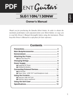 Yamaha SLG 110N manual