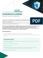 Brochure Presentation Plateforme E Learning