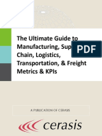 The Ultimate Guide to Manufacturing, Supply Chain, Logistics, Transportation & Freight Metrics & KPIs