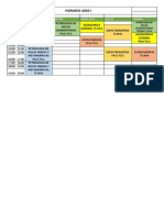 HORARIO 2016