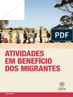Atividades em benefício dos migrantes