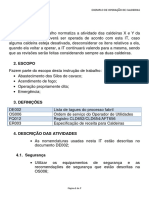 Anexo 9 - Exemplo de Procedimento de Operação de Caldeira