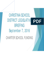 Christina School District Legislative Briefing