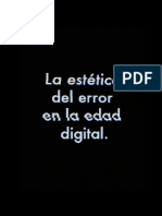 La Estetica Del Error en La Edad Digital PDF