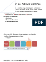 Organización Del Artículo Científico