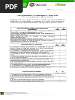 Cuadro de Autoevaluación