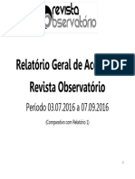 Relatório Revista Observatório 2