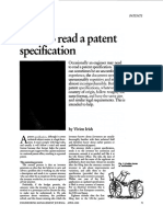How to Read a Patent Specification