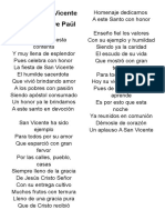 Poema A San Vicente