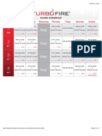 Calendario Turbo Fire