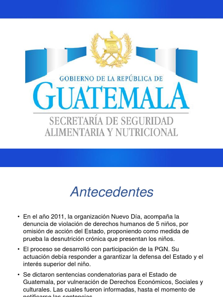 Sentencias Condenatorias Contra Del Estado de Guatemala | PDF | Ley
