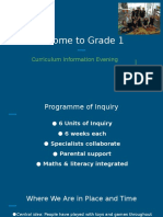 Curriculum Information Evening