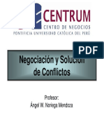 Negociación y Solución Centrum