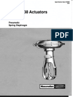 Masoneilan - 37 and 38 Series Spring and Diaphragm Actuator Spec Data