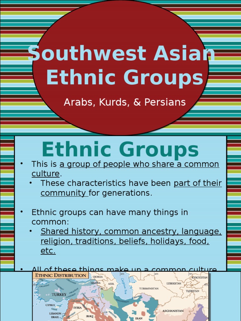 Ethnic Diversity in Southwest Asia | PDF | Kurds | Arabs