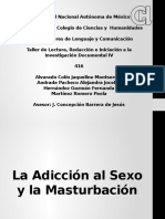 Adicciòn Al Sexo y La Masturbaciòn.