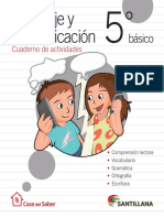Lenguaje y Comunicación 5° Básico Cuaderno de Actividades