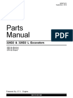 Manual de Partes Excavadora Caterpillar 320D2 PDF