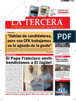 Diario La Tercera 08.09.2016