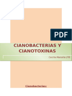 Cianobacterias y Cianotoxinas