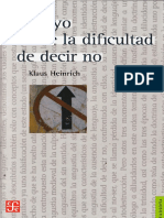Ensayo Sobre La Dificultad de Decir NO PDF