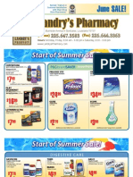 Landry's Pharmacy - June 2010 On Sale Flyer