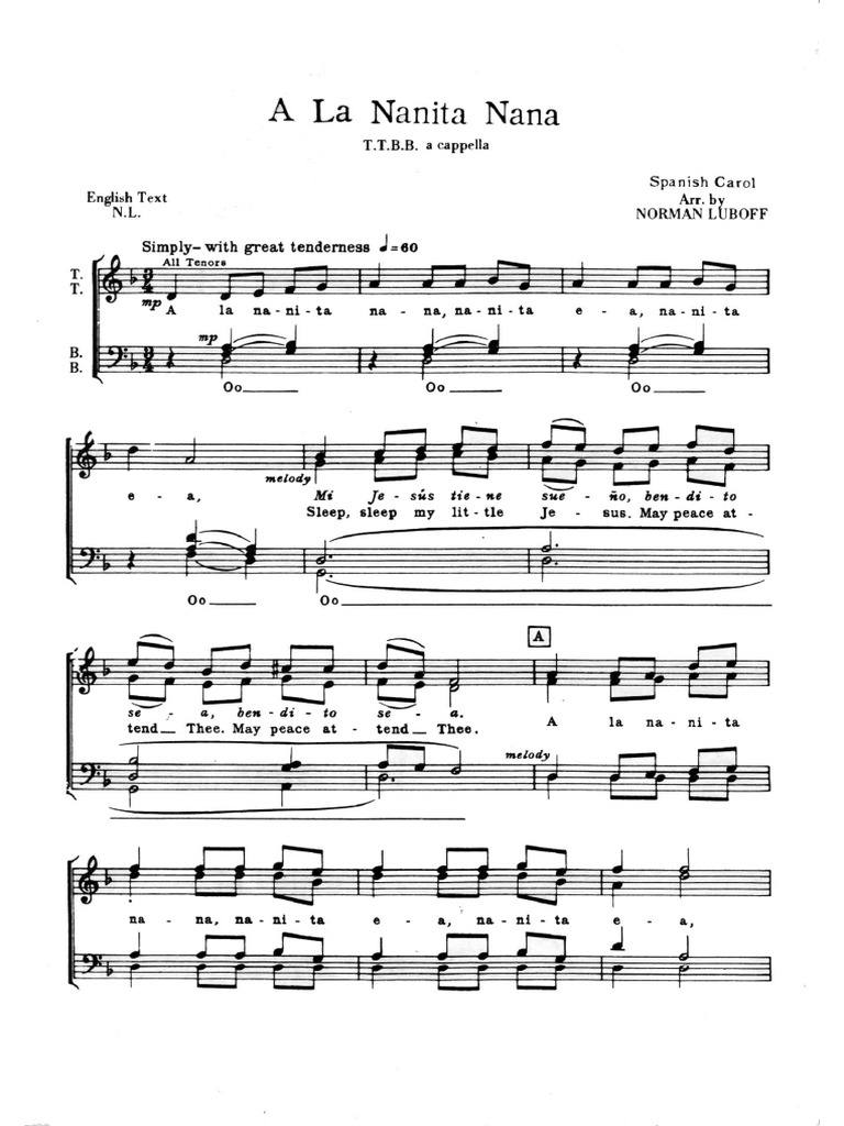 A La Nanita Nana | PDF