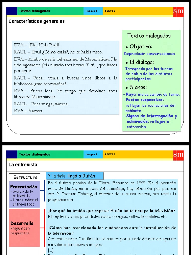 Textos Dialogados | PDF