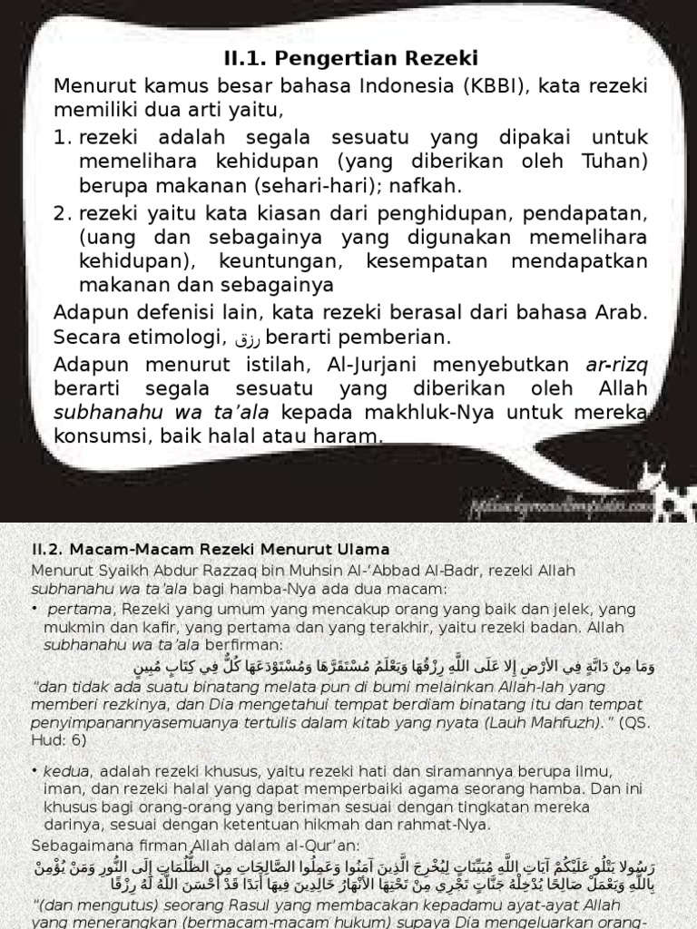 10 Rezeki Allah Bagi Dan Cara Mensyukurinya Syuhadasalleh My