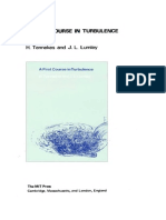 Tennekes & Lumley - A First Course in Turbulence