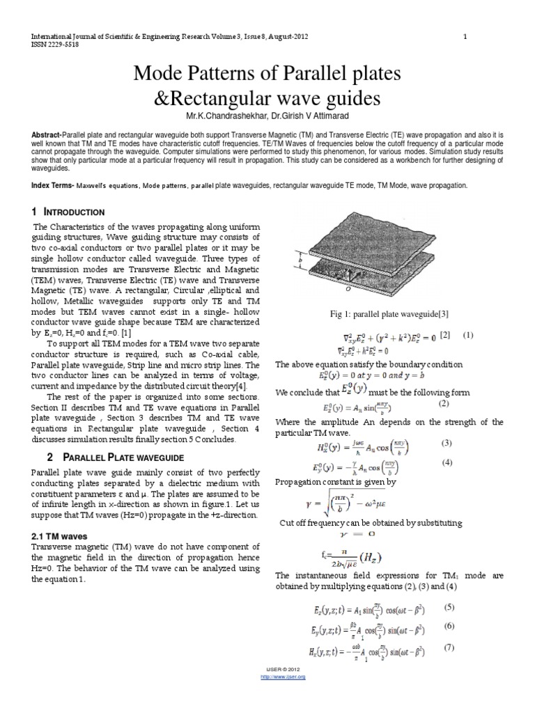 Waveguide Paper PDF | PDF | Waveguide | Waves