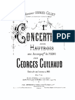G. Guilhaud - Concertino For Oboe PDF