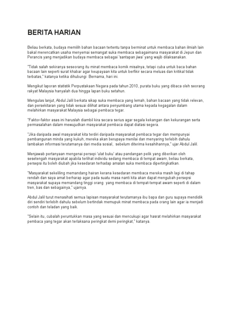 Berita Harian  PDF