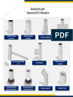 Accesorios PVC tubería hidráulica