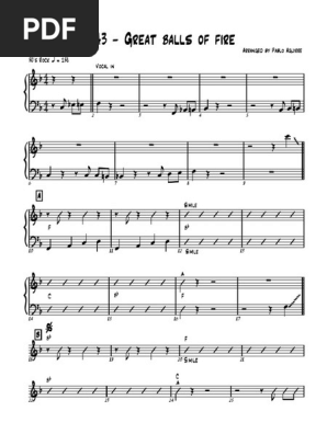 143 Great Balls Of Fire Piano Pdf