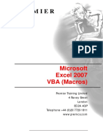 Excel VBA 2007