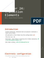Transition Elements Introduction