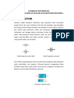 Lembar Informasi Kapasitor