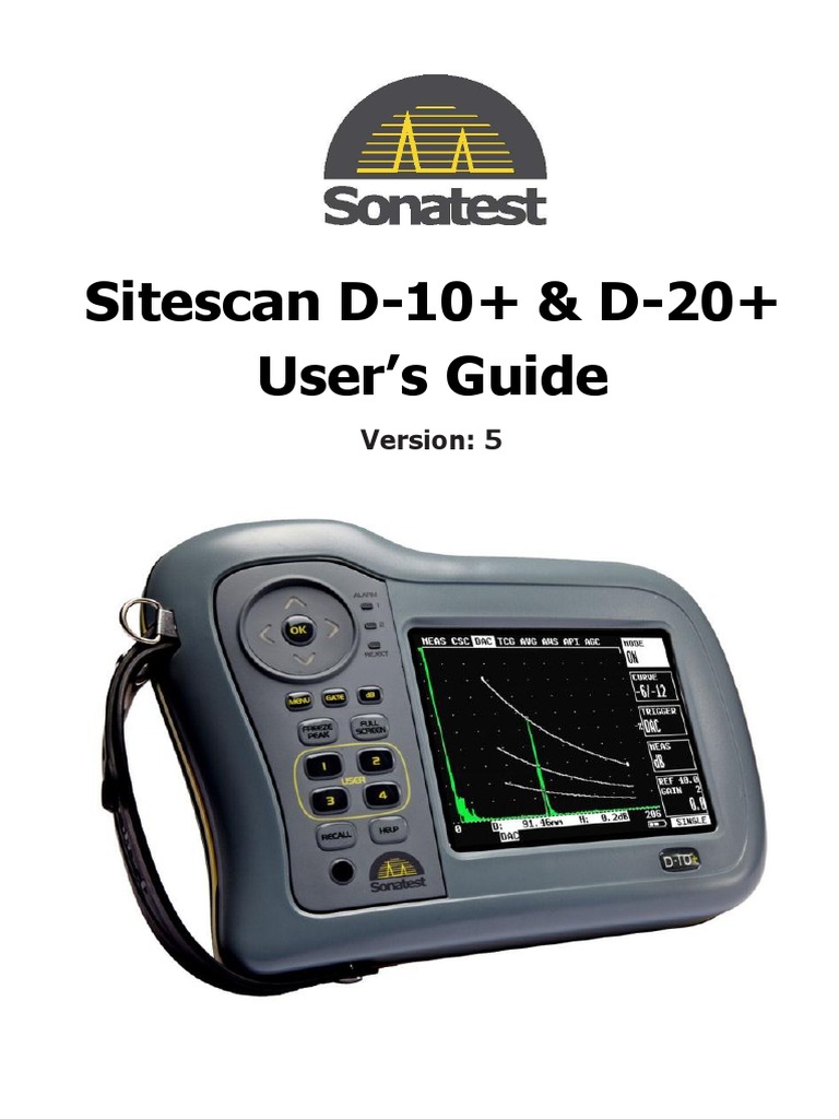 D20+ User Guide PDF PDF Calibration Ultrasound