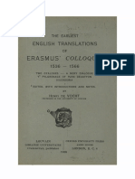 Humanistica Lovaniensia Vol. 2, 1928 - THE EARLIEST ENGLISH TRANSLATIONS OF ERASMUS' 'COLLOQUIA' 1536 - 1566 PDF