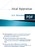 Lecture 3 Critical Appraisal