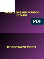 Modeli Organizacionog Dizajna